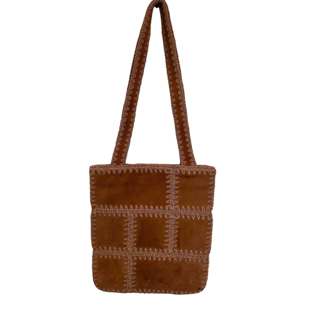 Nine West Patchwork Suede Shoulder Bag - Picture 3 of 8